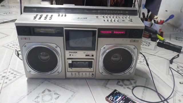 Đài cassette Sharp Bạc 40W 100V. Mua bán Tivi, Âm thanh tại Quận Liên Chiểu Đà Nẵng được đăng bởi CHUyÊN HÀNG  NHẬT BÃI CÁC lOẠI  hình 1