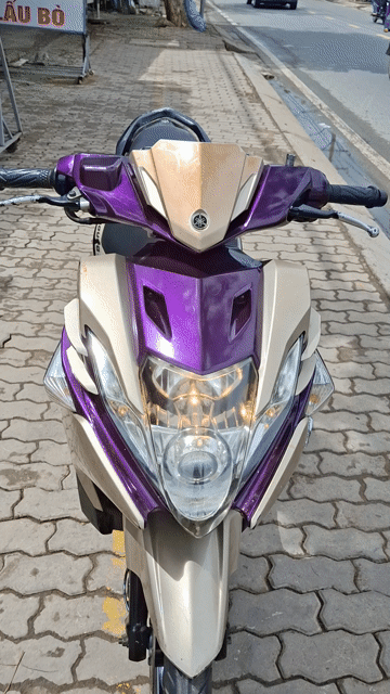 Yamaha Nouvo 5 2012 Tím Vàng đồng. Mua bán Xe máy tại Huyện Nhà Bè Tp Hồ Chí Minh được đăng bởi tuân anh  hình 1