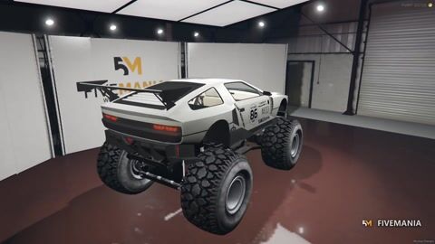 FIVEM Del2 | Lore-Friendly Monster Truck [Badged] Add-On | Custom Suspension | Massive Wheels | Working Lights | Detailed Interior | Add-On | Optimized | Fivem Ready | High Quality, video preview
