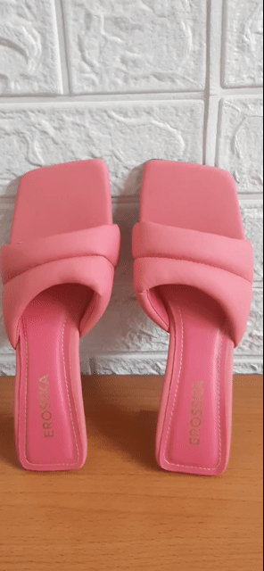 Dép Cao Gót Mũi Vuông EROSSKA; Size 36; Màu Hồng.. Mua bán Giày dép tại Quận Tân Bình Tp Hồ Chí Minh được đăng bởi Bách Hóa Philip hình 1