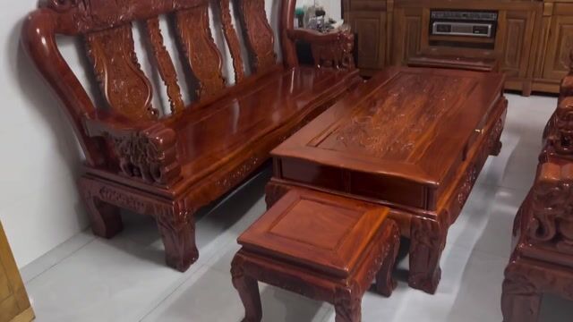 Bộ bàn Salon 6 món tay 12 Voi chiến gỗ Gõ 100%. Mua bán Bàn ghế tại Quận 12 Tp Hồ Chí Minh được đăng bởi Nguyễn Hoà hình 1