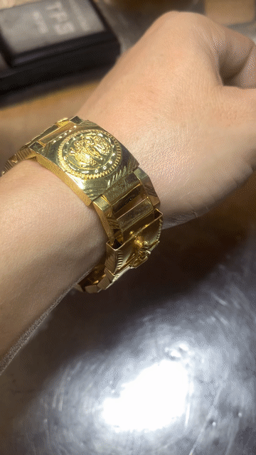 Lắc tay Nam Bạc xi vàng 18K Vàng 8 chỉ. Mua bán Phụ kiện thời trang khác tại Thành phố Thủ Đức Tp Hồ Chí Minh được đăng bởi Luan Pham hình 1