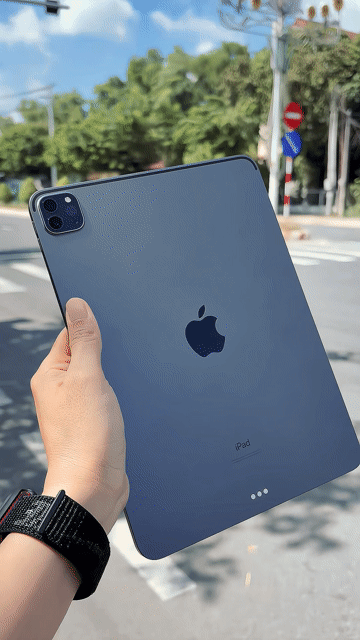 💻 iPad Pro M1 128Gb Wifi Xám 99% 🔋9x zin all. Mua bán Máy tính bảng tại Thị xã Bến Cát Bình Dương được đăng bởi Boss Táo hình 1