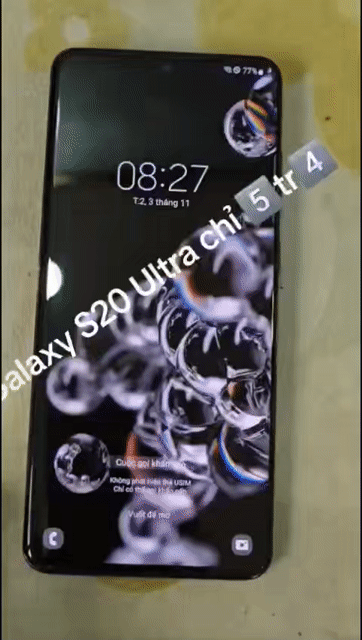 Samsung Galaxy S20 Ultra Đen 256GB. Mua bán Điện thoại tại Quận Gò Vấp Tp Hồ Chí Minh được đăng bởi ThiênMinhMobile hình 1
