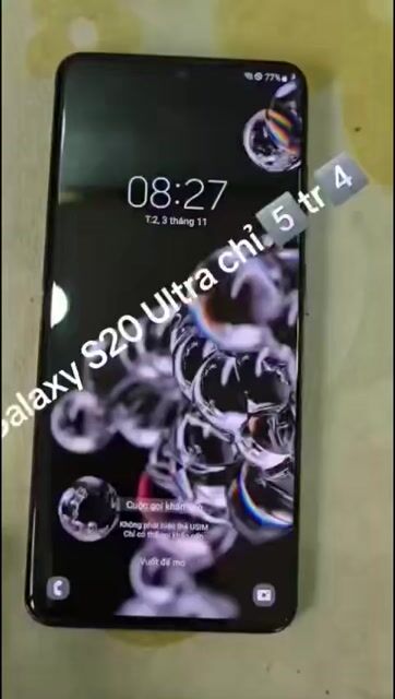 Samsung Galaxy S20 Ultra Đen 256GB. Mua bán Điện thoại tại Quận Gò Vấp Tp Hồ Chí Minh được đăng bởi ThiênMinhMobile hình 1