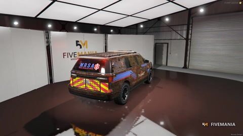 FIVEM Emsstalker | Post-Apocalyptic EMS SUV [Unbadged] Add-On | Custom Textures | Liveries | Optimized | Fivem Ready | High Quality, video preview