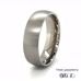 7mm Classic Court Brushed Titanium Wedding Ring 360 Video two