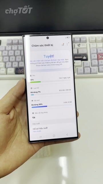Samsung S23 Ultra 5G 8GB 256GB Xám. Mua bán Điện thoại tại Huyện Hóc Môn Tp Hồ Chí Minh được đăng bởi Tuấn hình 1
