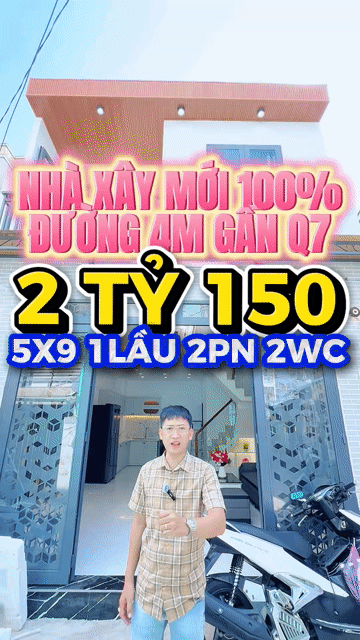 Mua bán Nhà ở Huyện Nhà Bè Tp Hồ Chí Minh diện tích 45 m² giá 2,15 tỷ