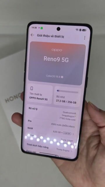 reno9 8/256 full chức năng . Mua bán Điện thoại tại Quận Thanh Xuân Hà Nội được đăng bởi Đỗ Mạnh Nhuận hình 1