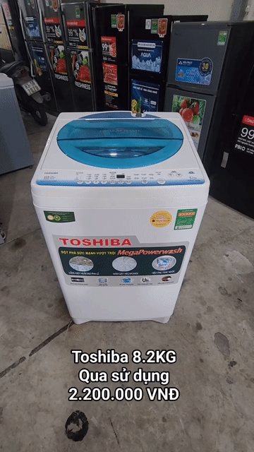 Máy giặt Toshiba 8.2kg. Mua bán Máy giặt tại Thành phố Sóc Trăng Sóc Trăng được đăng bởi Điện Lạnh Hoàng Khải hình 1