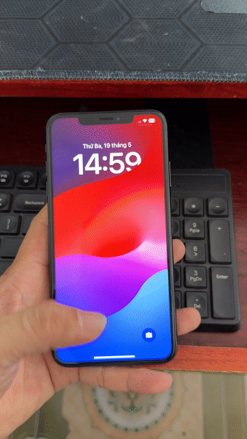 iPhone XS Max 64GB Đen. Mua bán Điện thoại tại Huyện Long Hồ Vĩnh Long được đăng bởi Tuấn  hình 1
