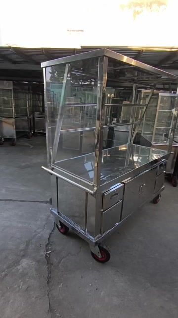 Xe đẩy bán hàng Inox Đại Hải Phát Bạc. Mua bán Đồ chuyên dụng, Giống nuôi trồng tại Huyện Bình Chánh Tp Hồ Chí Minh được đăng bởi Inox Gia Rẻ Nhất hình 1