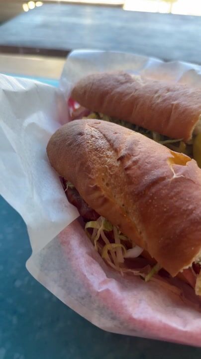 Italian sandwich from Del Mar pizza! Super good! 
