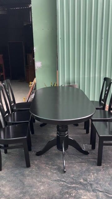Bộ bàn ăn Gỗ 6 ghế 1m8x90cm. Mua bán Bàn ghế tại Quận Bình Tân Tp Hồ Chí Minh được đăng bởi Hàng Thanh Lý Hằng Phương hình 1