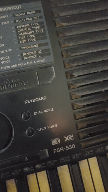 Đàn organ Yamaha PSR-530 Đen. Mua bán Nhạc cụ tại Quận Hai Bà Trưng Hà Nội được đăng bởi Tiến Minh hình 1