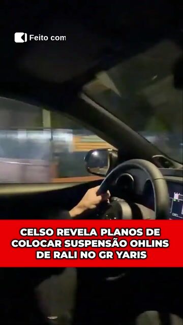 Celso revela para suspensão do GR Yaris