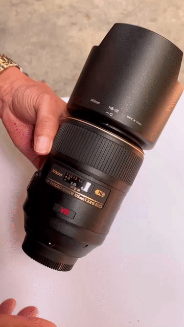 Ống kính Nikon AF-S Micro Nikkor 105mm Đen. Mua bán Máy ảnh, Máy quay tại Thành phố Huế Thừa Thiên Huế được đăng bởi huynh cong hình 1