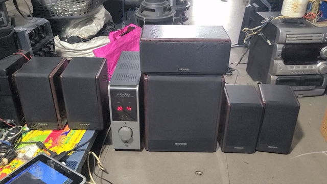 Dàn loa vi tính Microlab 5.1  FC730 zin đẹp . Mua bán Tivi, Âm thanh tại Quận 11 Tp Hồ Chí Minh được đăng bởi Lê Thụy hình 1