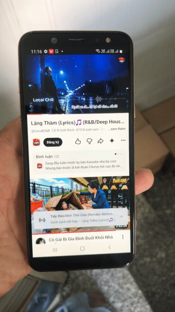 Samsung A6.Màn AMOLED.Máy Zin 100%.Đẹp như mới. Mua bán Điện thoại tại Quận 12 Tp Hồ Chí Minh được đăng bởi Hoang Thai hình 1