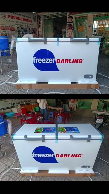 Tủ đông mát darling 400 Lít mới 100% nguyên thùng.. Mua bán Tủ lạnh tại Huyện Nhà Bè Tp Hồ Chí Minh được đăng bởi Thanh Hải hình 1