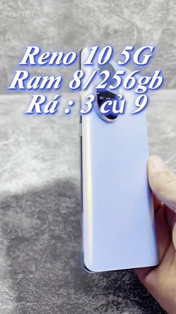 Oppo Reno 10 5G 256GB Xanh tím. Mua bán Điện thoại tại Quận 4 Tp Hồ Chí Minh được đăng bởi Tuấn hình 1