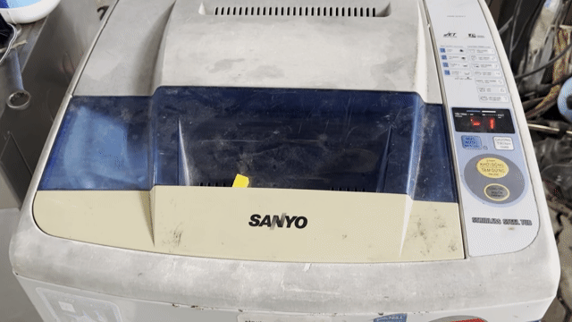 Máy giặt Sanyo 10kg Trắng cũ. Mua bán Máy giặt tại Quận Hai Bà Trưng Hà Nội được đăng bởi Duy dien hình 1