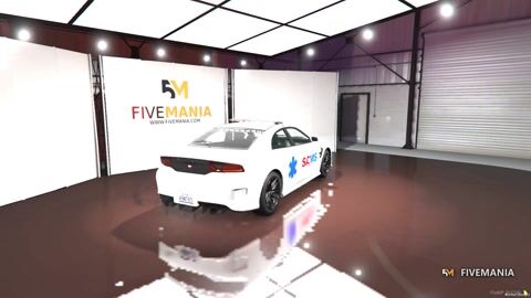 FIVEM Dodge Charger | Emergency EMS Vehicle [Unbadged] Add-On | Working Emergency Lights | Push Bar | Custom Liveries | Optimized | Fivem Ready | High Quality, video preview