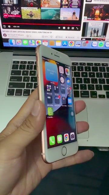  iPhone 8 64GB Vàng hồng 100% pin. Mua bán Điện thoại tại Huyện Hóc Môn Tp Hồ Chí Minh được đăng bởi Trần Long hình 1