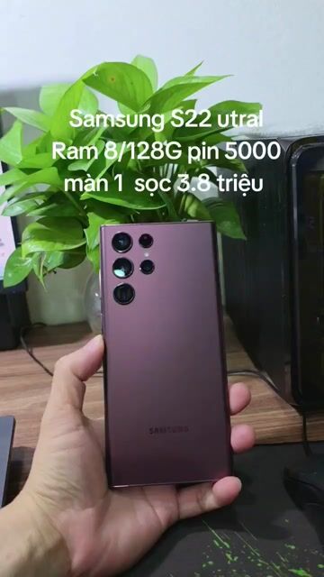 Samsung S22 Ultra 128GB Máy zin 1 sọc giá rẻ. Mua bán Điện thoại tại Quận Hà Đông Hà Nội được đăng bởi Shop Điện Thoại Cũ Zin hình 1