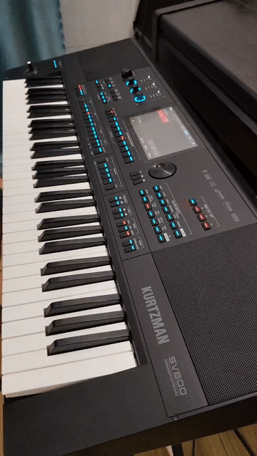 Đàn Organ Kurtzman SV800 Đen Đã qua sử dụng. Mua bán Nhạc cụ tại Thành phố Thủ Dầu Một Bình Dương được đăng bởi nhạc cụ Duy Tân hình 1