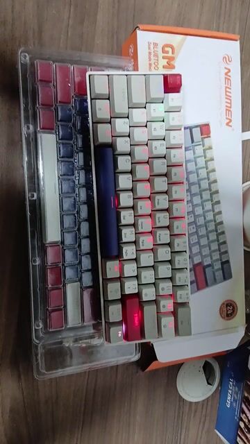 Bàn phím cơ Newmen GM610. Mua bán Phụ kiện (Màn hình, Chuột...) tại Quận Hoàng Mai Hà Nội được đăng bởi Lâm Quang Thiều hình 1
