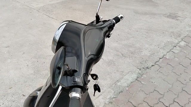 Xe máy điện Vespa màu Đen. Mua bán Xe điện tại Huyện Bình Chánh Tp Hồ Chí Minh được đăng bởi Nguyễn Thạnh hình 1