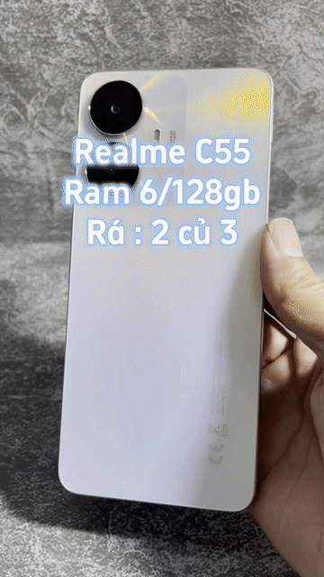 Realme C55 6GB/128GB Trắng. Mua bán Điện thoại tại Quận 4 Tp Hồ Chí Minh được đăng bởi Tuấn hình 1