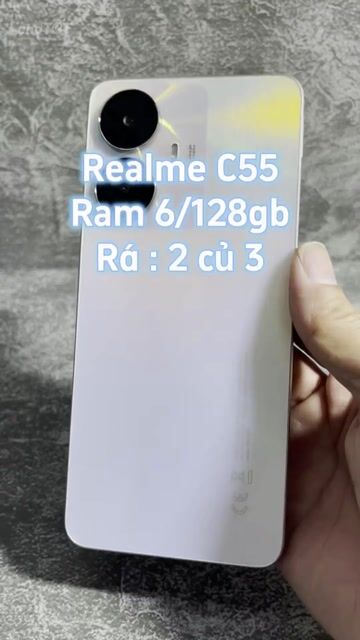 Realme C55 6GB/128GB Trắng. Mua bán Điện thoại tại Quận 4 Tp Hồ Chí Minh được đăng bởi Tuấn hình 1