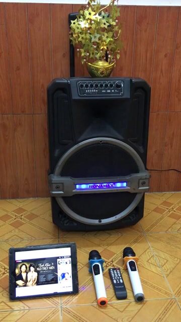 Loa kéo RONAMAX bas 40cm + 2 Mic 600w. Mua bán Tivi, Âm thanh tại Quận Tân Bình Tp Hồ Chí Minh được đăng bởi AHuy hình 1