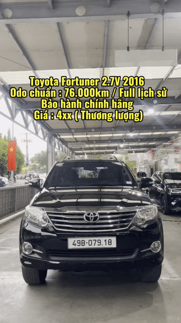 Toyota Fortuner 2.7V 2016 / 76.000km Cọp. Mua bán Ô tô tại Quận Tân Phú Tp Hồ Chí Minh được đăng bởi Lê Tấn Dũ hình 1