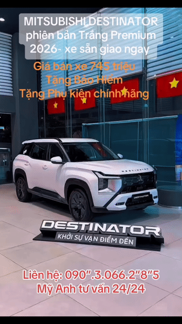 Mitsubishi Destinator Premium 2026 Mới- Giao ngay. Mua bán Ô tô tại Quận Tân Phú Tp Hồ Chí Minh được đăng bởi  Bán Xe Mitsubishi Chính Hãng  hình 1