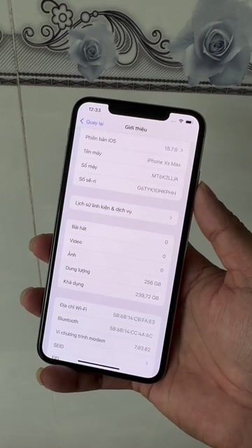 xs max 256G quốc tế 98,5% zin all chỉ thay pin. Mua bán Điện thoại tại Quận Ninh Kiều Cần Thơ được đăng bởi Khải mobile hình 1