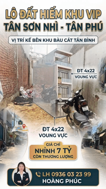 Mua bán Đất Quận Tân Phú Tp Hồ Chí Minh diện tích 93 m² giá 7,5 tỷ