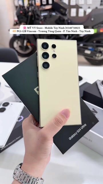 S24 Ultra 5G Fullbox . Phiên bản 12/256Gb. Mua bán Điện thoại tại Thành phố Tây Ninh Tây Ninh được đăng bởi Mỹ Vy Store Mobile Tây Ninh hình 1