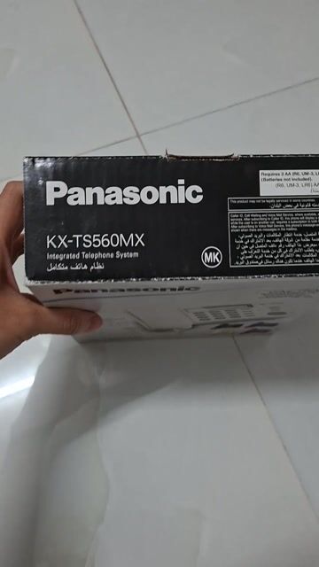 Điện thoại bàn Panasonic KX-TS560MX mới. Mua bán Điện thoại tại Thành phố Biên Hòa Đồng Nai được đăng bởi Chu Anh Khoa hình 1