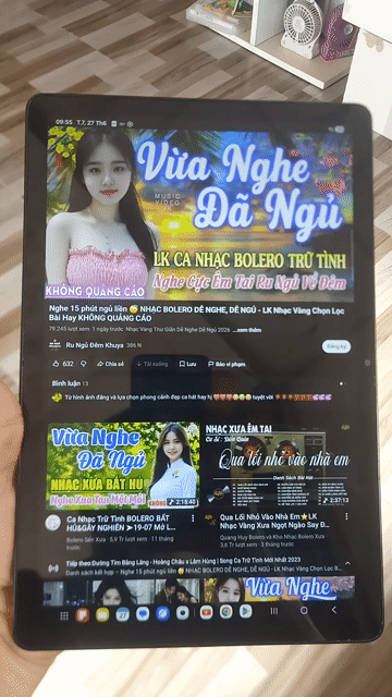 Sam sung Galaxy Tab A9 plus  Mỏng nhẹ pin tốt. Mua bán Máy tính bảng tại Huyện Đức Hòa Long An được đăng bởi Tungduongmobile hình 1