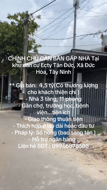 Mua bán Nhà ở Khu Đô Thị E.City Tân Đức Huyện Đức Hòa Long An diện tích 125 m² giá 4,5 tỷ