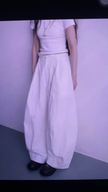 Quần nữ trắng phong cách Alibaba, size S