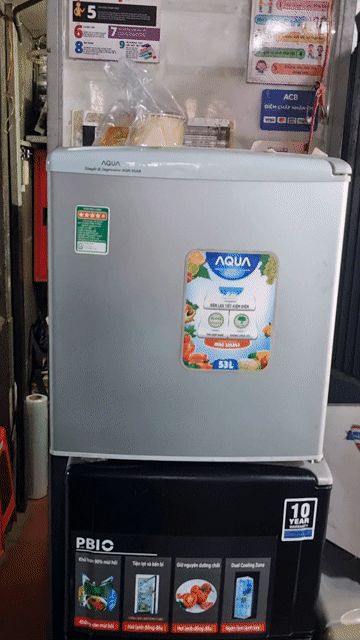 Thanh lý tủ lạnh AQUA 53L chạy tốt có ship. Mua bán Tủ lạnh tại Quận 10 Tp Hồ Chí Minh được đăng bởi Pi trần hình 1