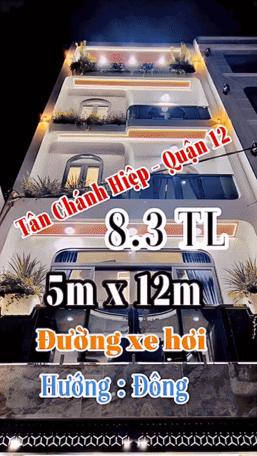 Mua bán Nhà ở Quận 12 Tp Hồ Chí Minh diện tích 58 m² giá 8,2 tỷ