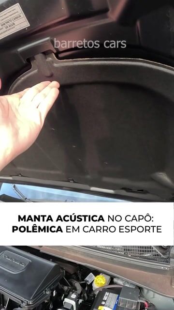 MANTA ACÚSTICA NO CAPÔ: POLÊMICA EM CARRO ESPORTE #sport