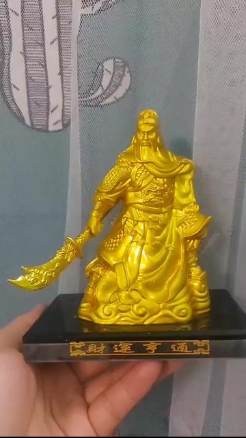 Tượng Quan Công Hợp kim đồng Vàng. Mua bán Đồ sưu tầm, đồ cổ tại Thành phố Phan Thiết Bình Thuận được đăng bởi trần thanh hiệp hình 1