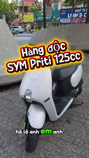 SYM Priti 125 2024 Trắng 3700km. Mua bán Xe máy tại Quận Ba Đình Hà Nội được đăng bởi Bách hình 1